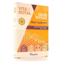 Gelée Royale - Elixir Ruche Bio - Vita'Royale - Boite De 10 Ampoules