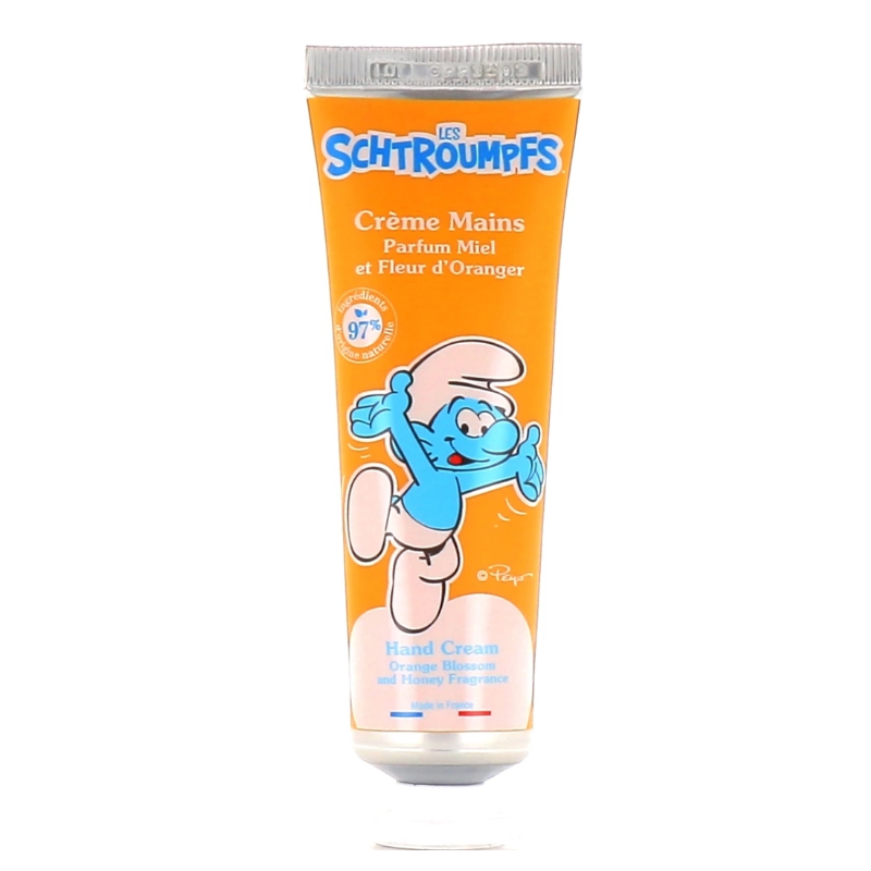 Les Schtroumpfs Hand Cream - Honey & Orange Blossom Scent - Gilbert - 30 ml