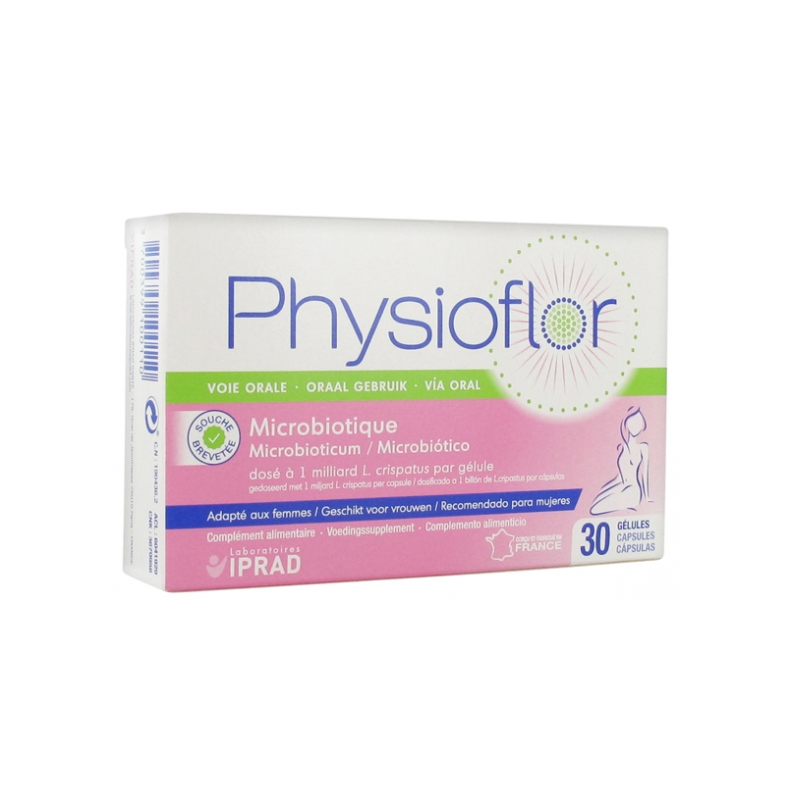 Physioflor - Restaurer la Flore Vaginale - Complément alimentaire - 30 Gélules