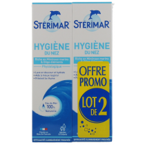 Nasal Spray - Nose Hygiene - Sea Water - Stérimar - 2 X 100 ml