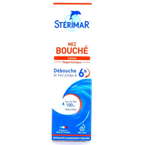 Hypertonic Nasal Spray - Blocked Nose - Sea Water - Stérimar - 100 ml