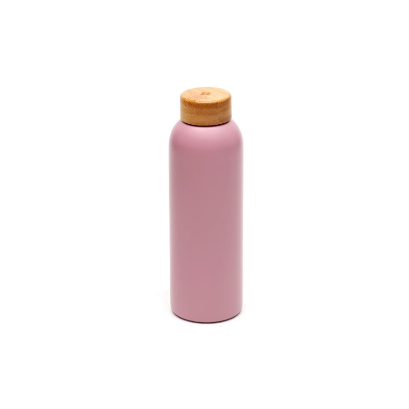 Pink Stainless Steel Bottle - Waterdrop - 600 ml