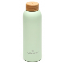 Green Stainless Steel Bottle - Waterdrop - 600 ml