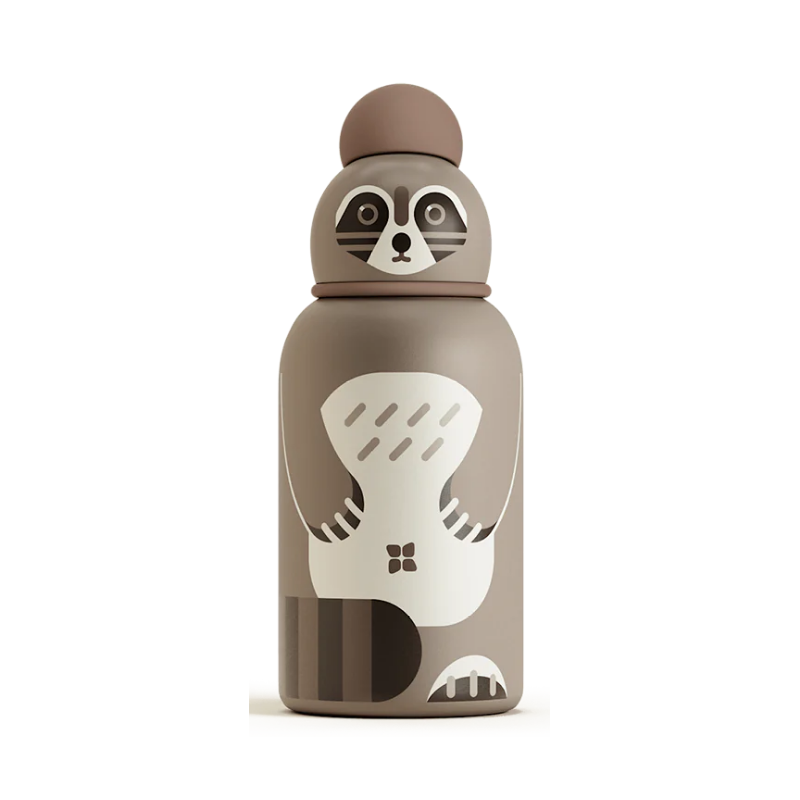 Raccoon Children's Water Bottle - Waterdrop - 400 ml