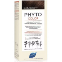 Coloration Permanente - Châtain Clair Chocolat 5.35 - Phyto Color