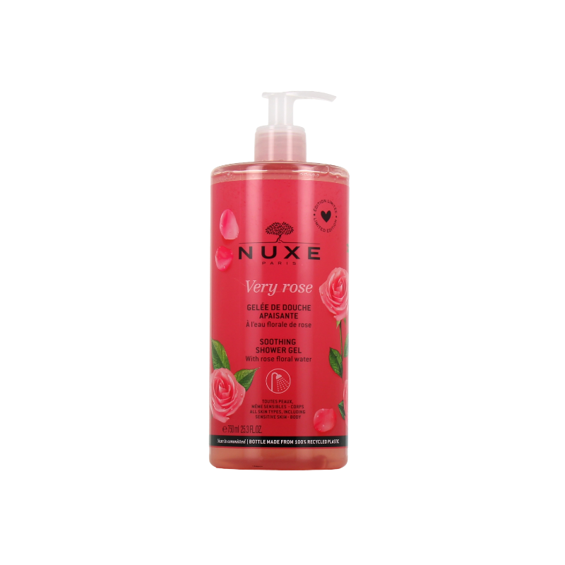 Soothing Shower Jelly - Very Rose - Nuxe - 750 ml