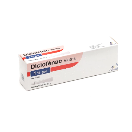 Diclofenac 1% - Anti-inflammatory Gel - Viatris - 50g Mylan Pharma