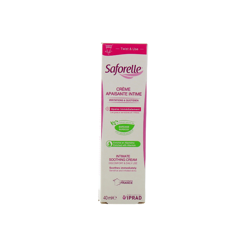 Crème Apaisante Intime - Irritations & Quotidien - Saforelle - 40 ml -  Saforelle