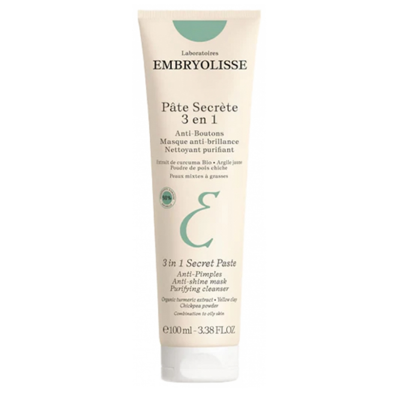 3 in 1 Secret Paste - Anti-pimples, Mask, Purifying Cleanser - Embryolisse - 100 ml