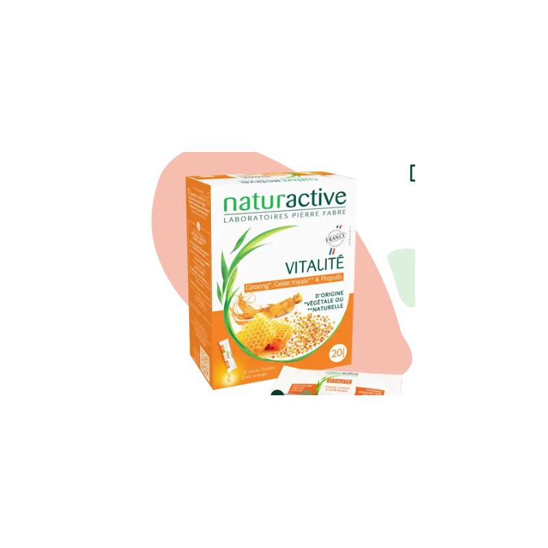 Vitalité - Naturactive - 20 sticks fluides