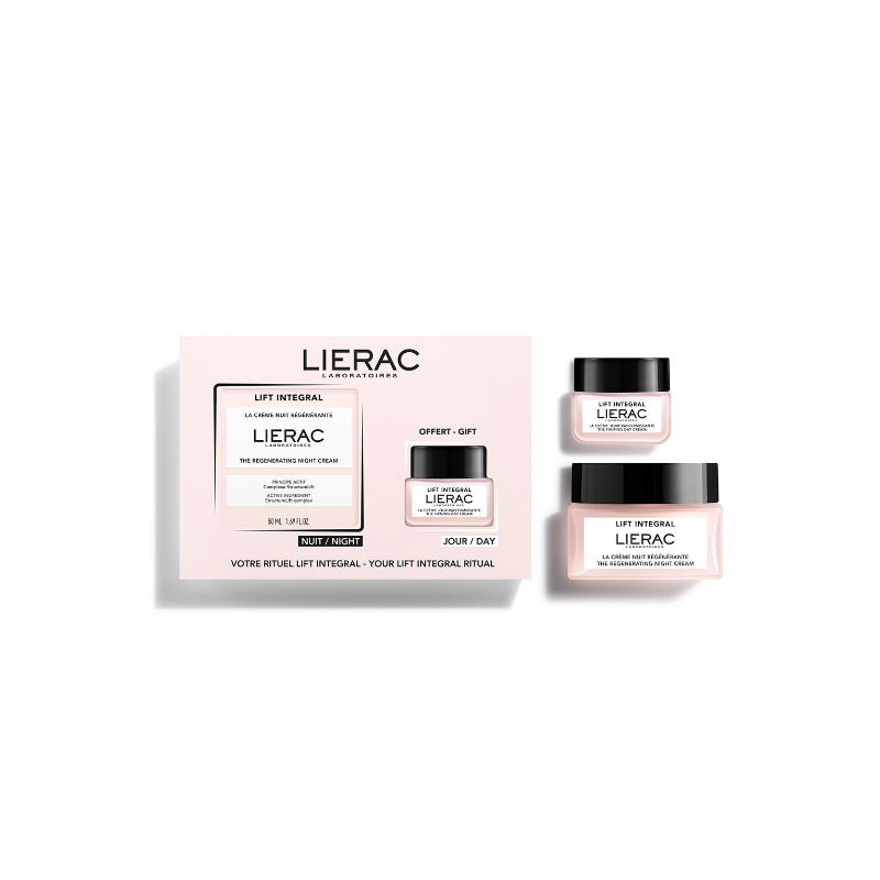 Lierac Integral Lift Regenerating Night Cream Set - 50 ml + Free Day Cream 20ml