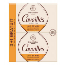 Extra-Gentle Surgras Soap - Honey Milk - Rogé Cavaillès - 4x250 G