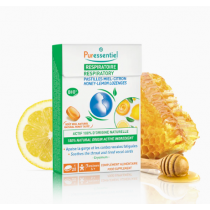 Pastilles Respiratoire Miel-Citron Puressentiel 20 pastilles