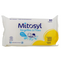 Lingettes à L'eau - Mitosyl - 60 lingettes