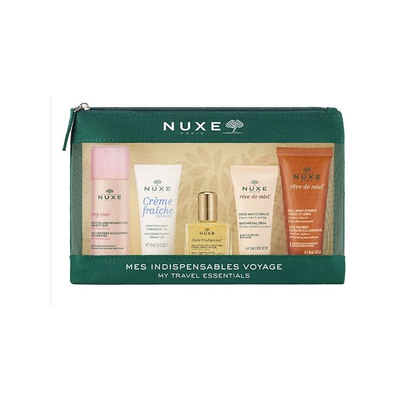 travel pouch - mes indispensables - Nuxe - 5 pieces