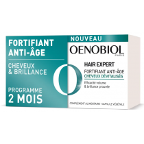 Hair Expert - Fortifiant Anti-âge Cheveux Dévitalisés - Oenobiol - 2x30 capsules