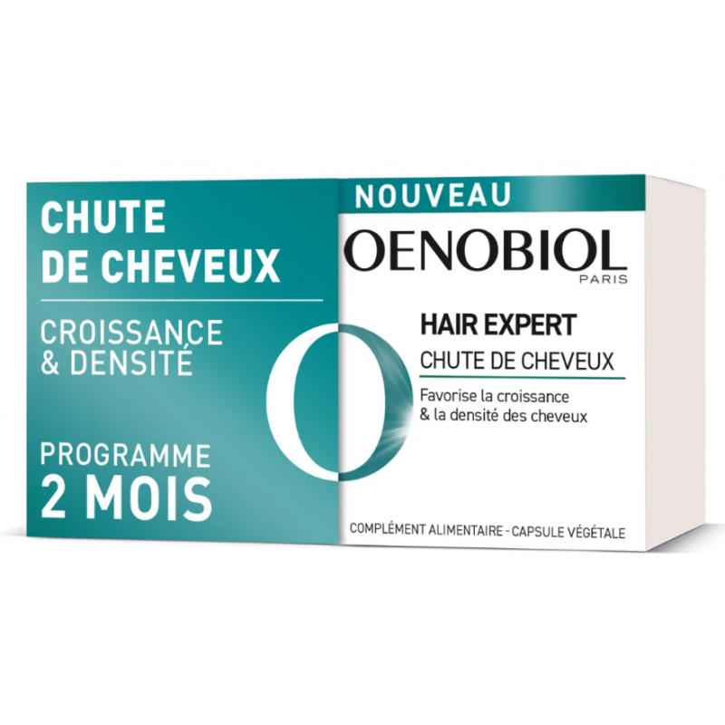 Hair Expert - Chute de Cheveux - Oenobiol - 2x60 capsules