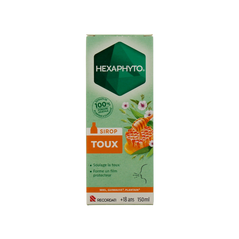 Cough Syrup - Dry & Oily Coughs - Hexaphyto - 150 ml
