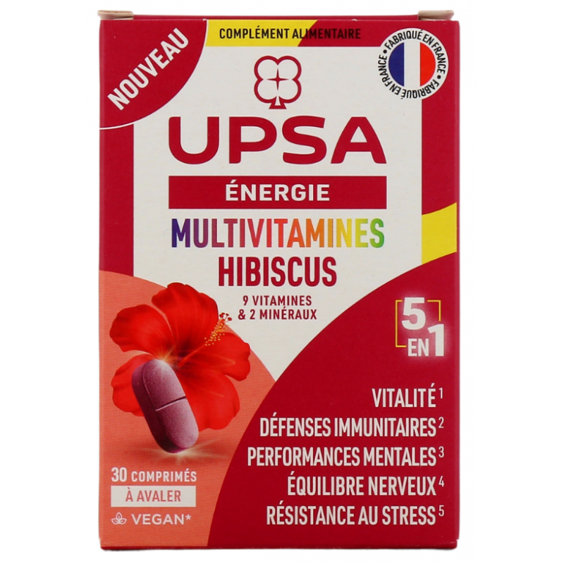 UPSA Energie - Hibiscus Multivitamin - 30 tablets