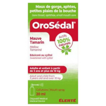 Mouthwash for sore throats, mouth ulcers, wounds - OroSédal - 20 ml