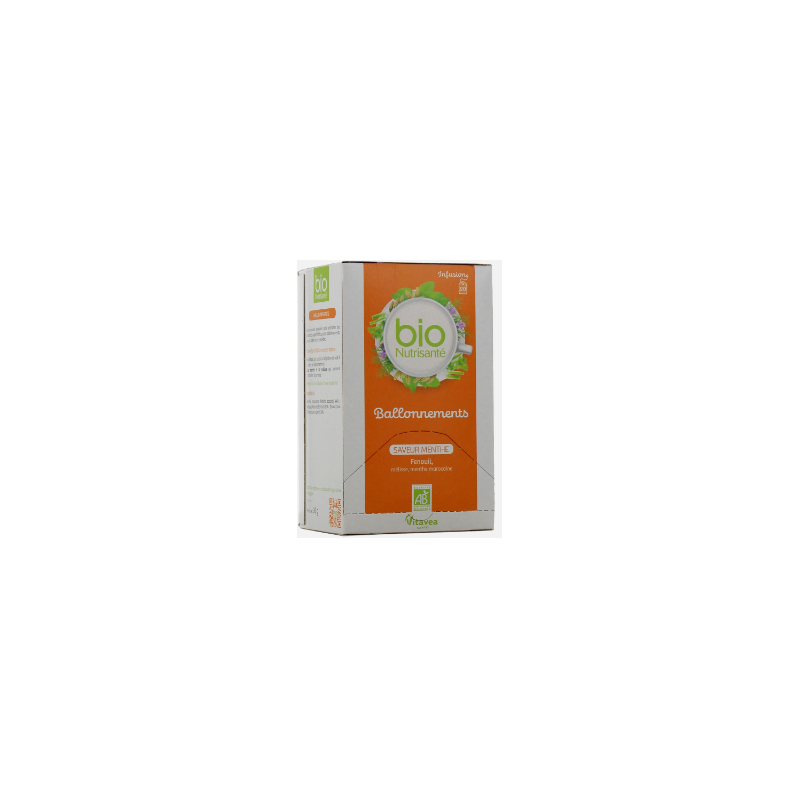 Organic Infusion - Bloating - Nutrisanté - 20 sachets