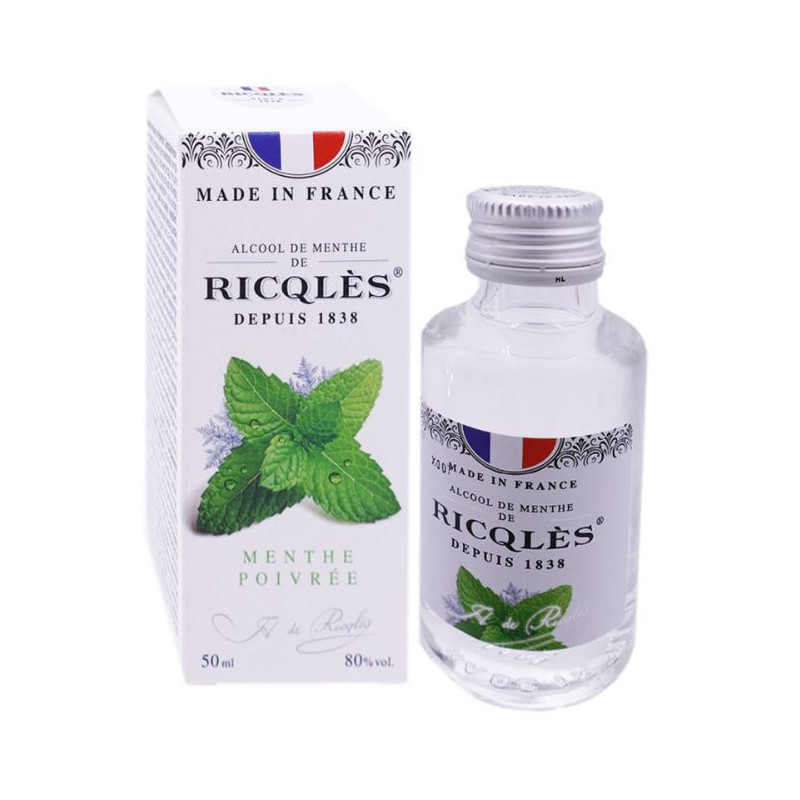 RICQLES Mint Alcohol Bottle, 50ml