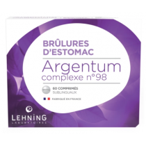 Argentum - Complex n°98 - Heartburn - Lehning - 60 Sublingual Tablets