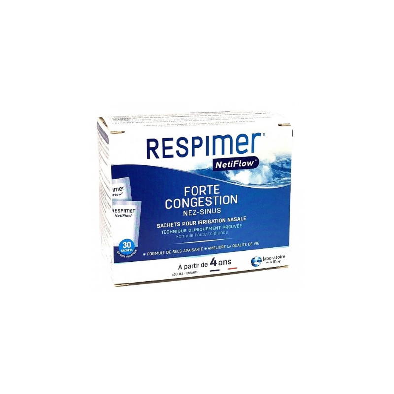 Nasal Irrigation sachets - Respimer NetiFlow - 30 sachets