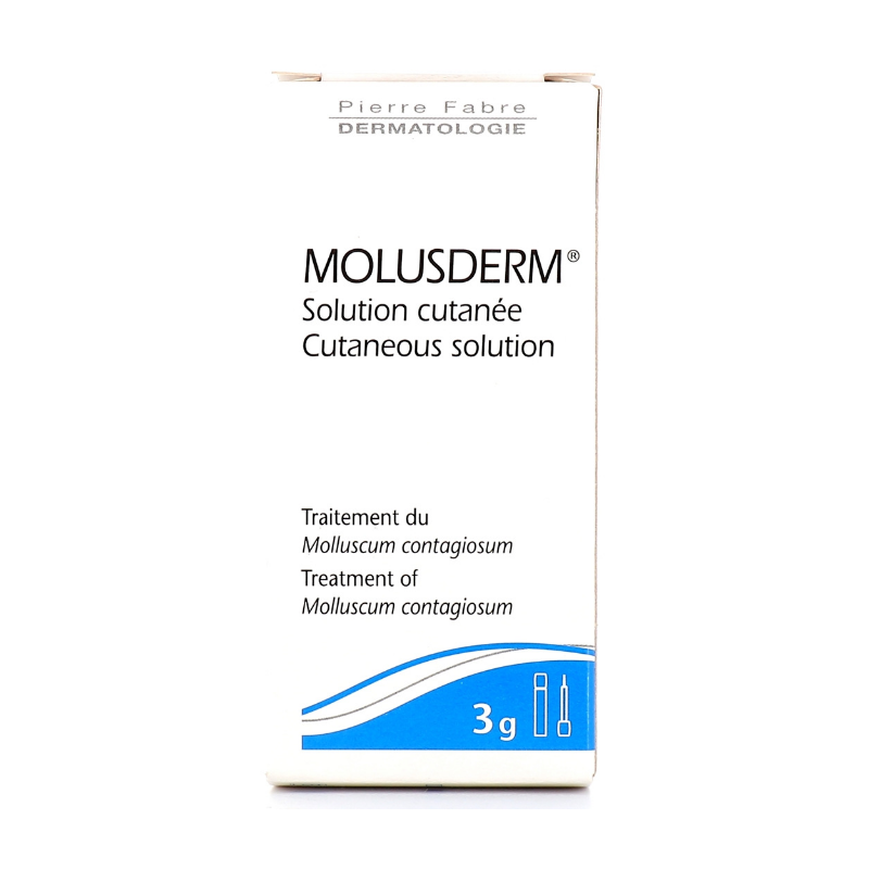 Molusderm - Traitement du Molluscum Contagiosum - Solution Cutanée - 3g