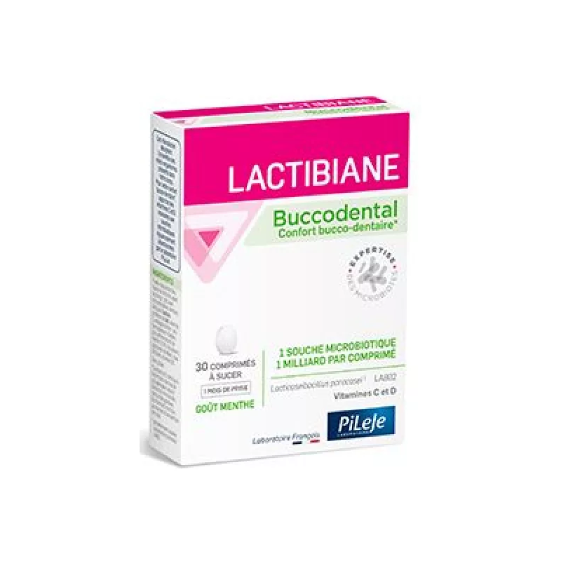 Buccodental - Oral comfort - Lactibiane - Pileje - 30 tablets