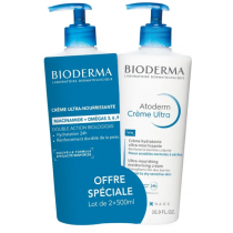 Atoderm Crème Ultra - Ultra-Hydratante - Bioderma - 2 X 500 ml