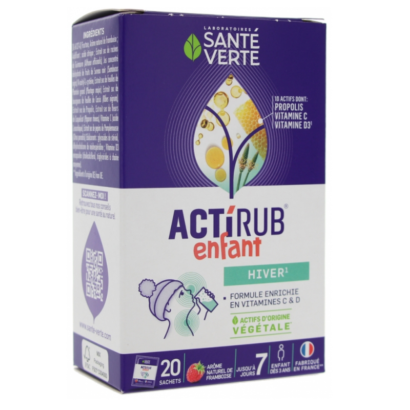 Actirub Child - Winter - From 3 years old - 20 sachets