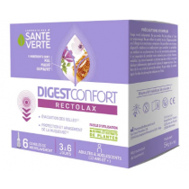 DigestConfort Rectolax - Evacuation des Selles - Santé Verte - 6 Canules de Microlavement