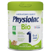 Physiolac Bio 1 - 0 à 6 Mois - Gilbert - 800g