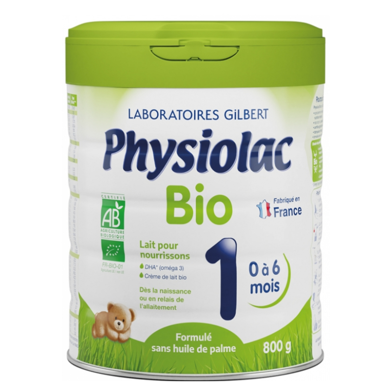 Physiolac Bio 1 - 0 to 6 Months - Gilbert - 800g