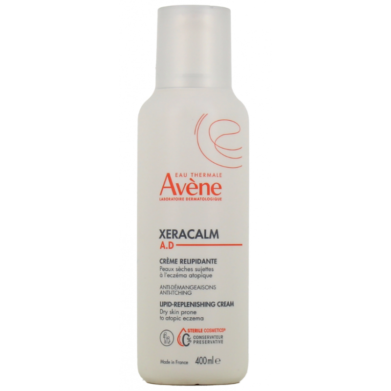 Xeracalm A.D Lipid-Replenishing Cream - Avène - 400 ml Pump Bottle