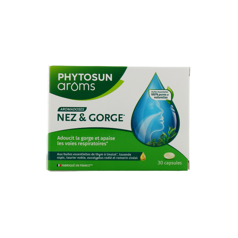 Capsules Nez & Gorge - Phytosun Arôms - 30 Capsules