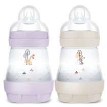 Easy Start Organic Baby Bottle - Anti-colic - 0+ Months - MAM - 2x160 ml