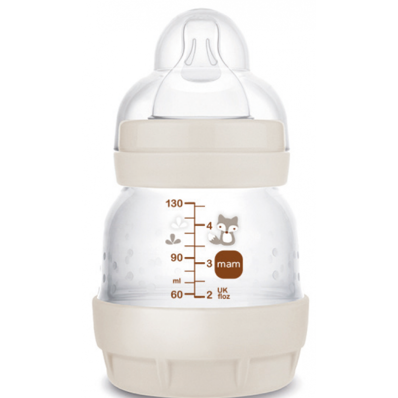 Easy Start Organic Baby Bottle - Anti-colic - 0 Months - MAM - 130 ml
