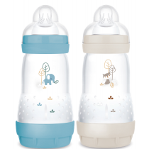 Easy Start Organic Baby Bottle - Anti-colic - 2+ Months - MAM - 2x260 ml