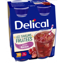 Fruity drink - Grape flavour - Délical - 4 x 200ml