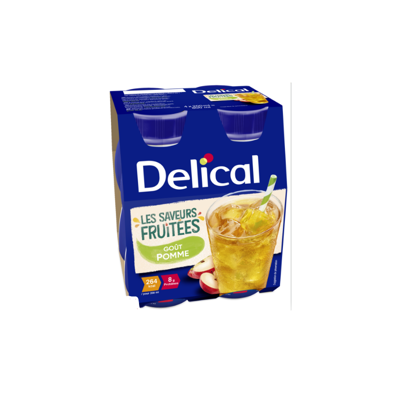 Fruity drink - Apple flavour - Délical - 4 x 200ml