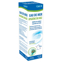 Hygiène du Nez - Eau de Mer - Nettoie & Hydrate le Nez - Care + - 125 ml