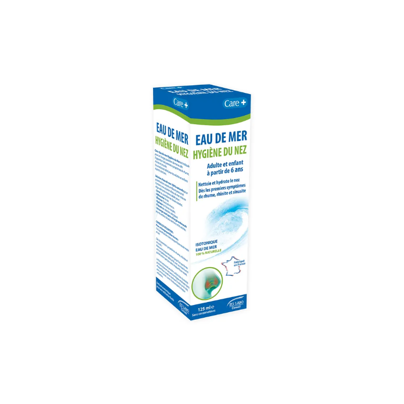 Nose Hygiene - Sea Water - Cleans & Moisturises the Nose - Care + - 125 ml