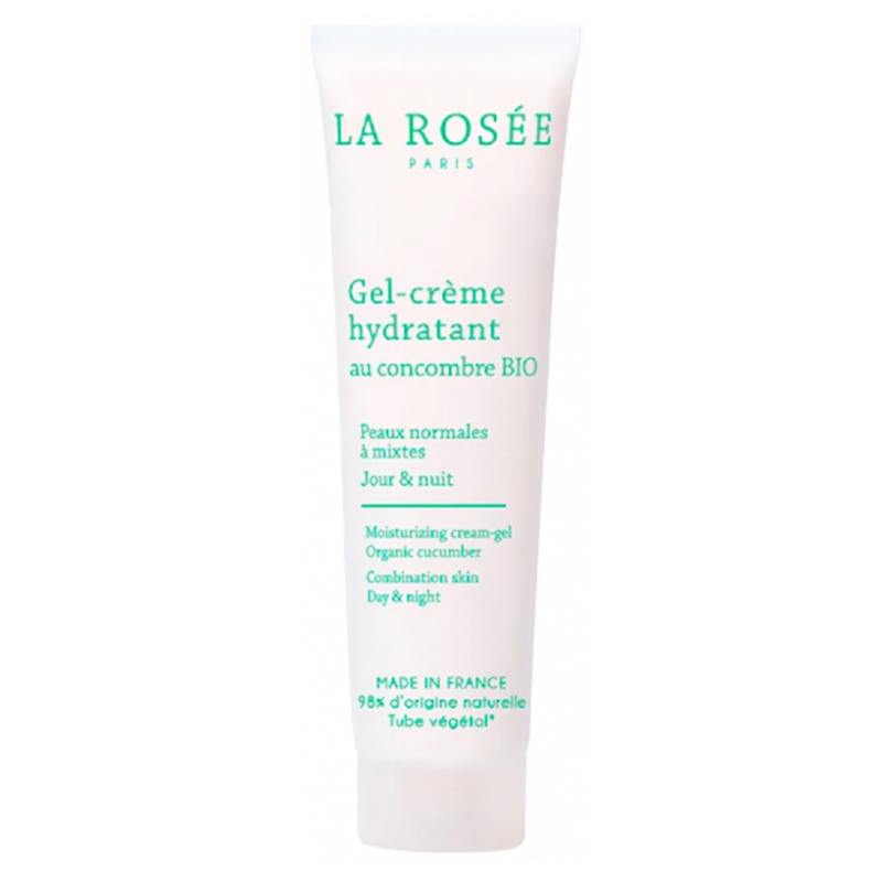 Moisturizing Gel Cream - Organic Cucumber - Normal to Combination Skin - La Rosée - 60 ml