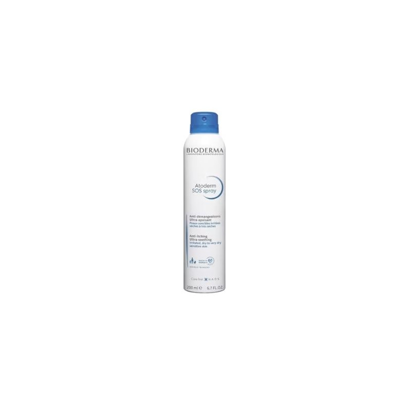 Atoderm SOS Spray - Ultra-Soothing -  Anti-Itching - Bioderma - Bottle 200 ml