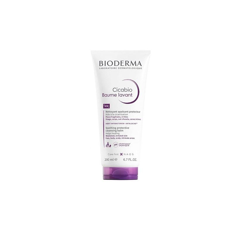 Cicabio Baume Lavant - nettoyant apaisant protecteur - Bioderma - 200 ml