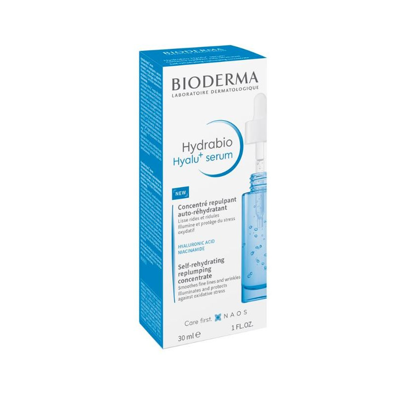 Hydrabio Hyalu+ Serum - Concentré Repulpant Auto réhydratant - Bioderma - 30 ml