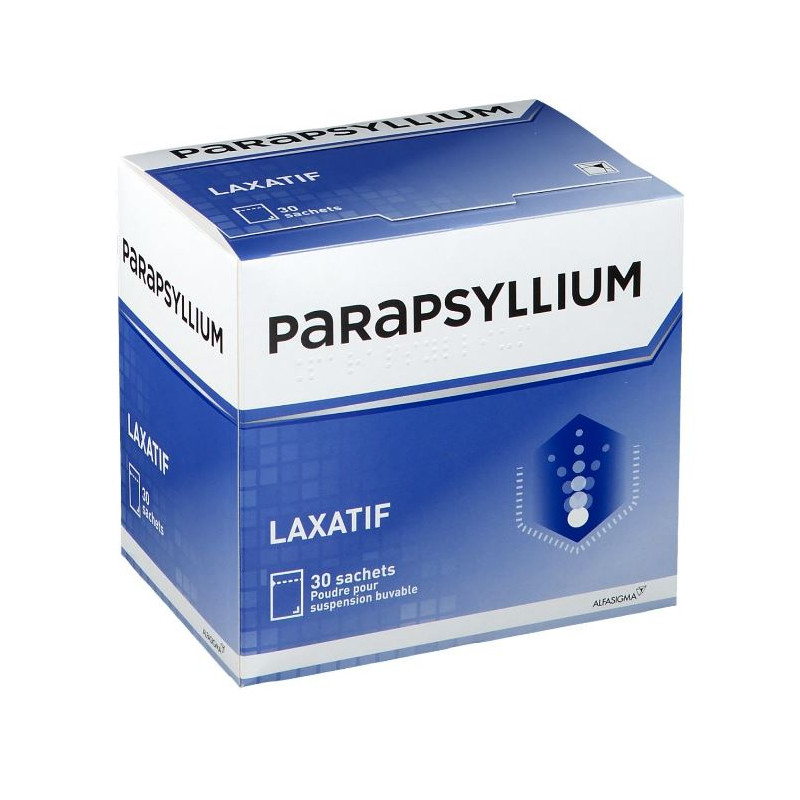 Parapsyllium Laxative, powder for a drinkable solution, box of 30 sachets