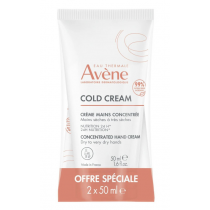 Crème Mains concentré Cold Cream - Avène - 2 X 50 ml